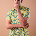 HAND BLOCK PRINT SHIRT REGULAR FIT